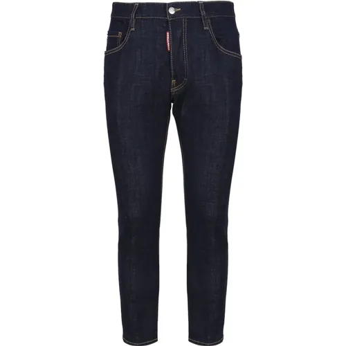 Blaue Jeans mit 98% Baumwolle , Herren, Größe: L - Dsquared2 - Modalova