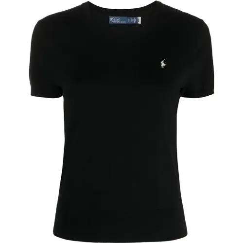 Short sleeve pullover , female, Sizes: 2XL, XL - Ralph Lauren - Modalova