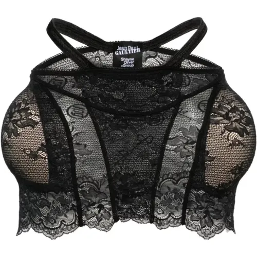 Lace Skirt with Hip Padding , female, Sizes: XS, S - Jean Paul Gaultier - Modalova