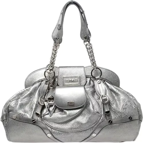 Pre-owned Leather shoulder-bags , female, Sizes: ONE SIZE - Versace Pre-owned - Modalova