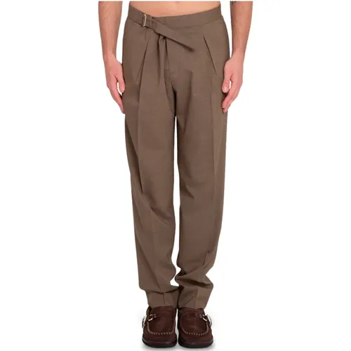 Wool Belt Pants , Herren, Größe: XL - Briglia - Modalova