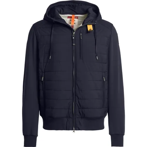 Quilted Down Jacket in Navy , male, Sizes: L, XL - Parajumpers - Modalova