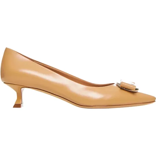 Elegant Heeled Shoes , female, Sizes: 3 1/2 UK, 5 1/2 UK, 3 UK, 5 UK, 2 1/2 UK, 4 1/2 UK, 4 UK - Salvatore Ferragamo - Modalova