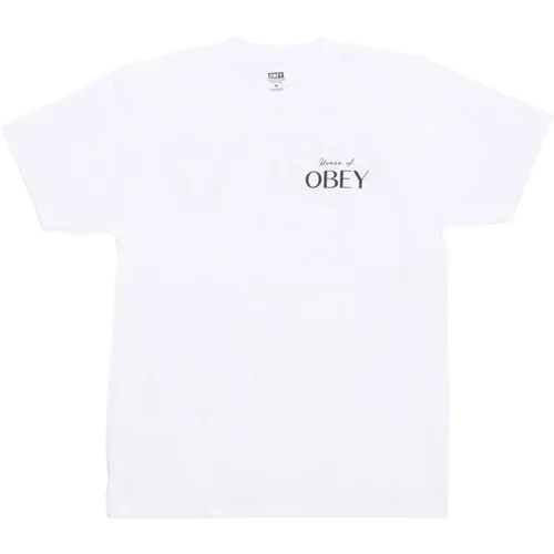 Classic Mens T-Shirt , male, Sizes: XL - Obey - Modalova