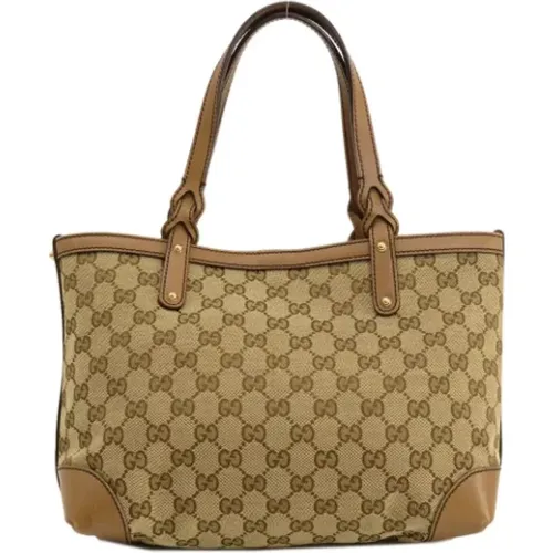 Pre-owned Canvas gucci-bags , female, Sizes: ONE SIZE - Gucci Vintage - Modalova