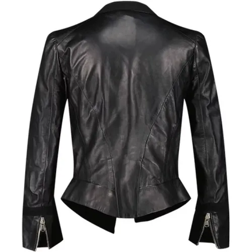 Pre-owned Leather Jacket , female, Sizes: XS - Balenciaga Vintage - Modalova