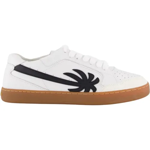 Leather Sneakers for Men , male, Sizes: 10 UK, 9 UK, 6 UK, 8 UK, 11 UK, 7 UK - Palm Angels - Modalova