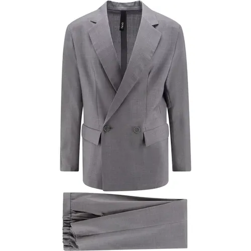 Men's Clothing Suits Grey Ss24 , male, Sizes: L, XL - Hevo - Modalova