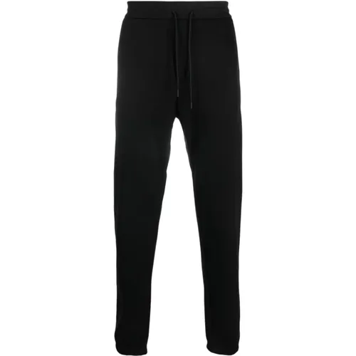 Tapered Cotton Track Pants , male, Sizes: XL, L, S, M - Emporio Armani - Modalova