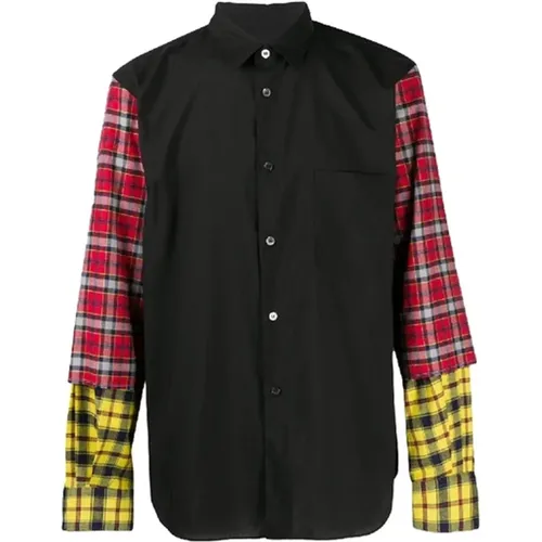 Cotton Shirt Ss22 , male, Sizes: S - Comme des Garçons - Modalova