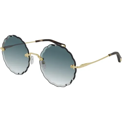 Womens Sunglasses with Sun Motif , female, Sizes: 53 MM - Chloé - Modalova