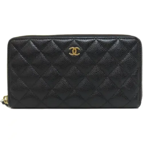 Pre-owned Leather wallets , female, Sizes: ONE SIZE - Chanel Vintage - Modalova