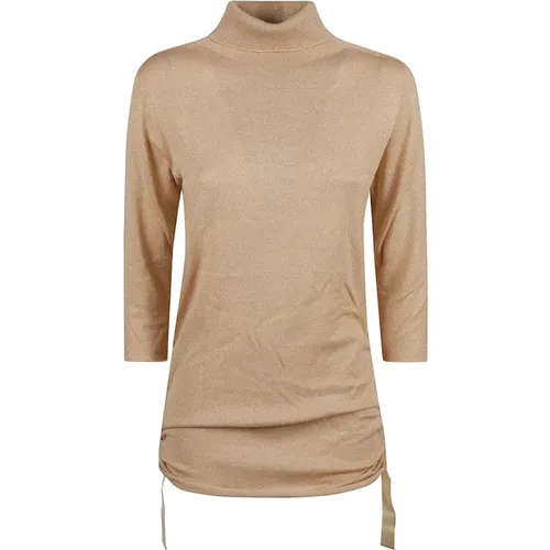 Camel Sweaters for Women , female, Sizes: S, XS, M - Fabiana Filippi - Modalova