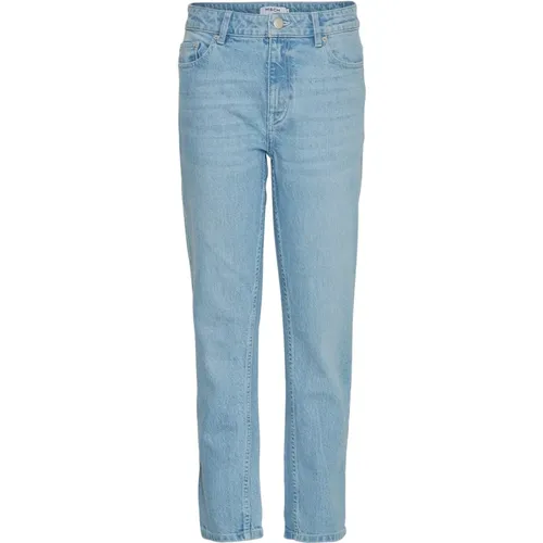 Slim Cropped Jeans , Damen, Größe: L - moss copenhagen - Modalova