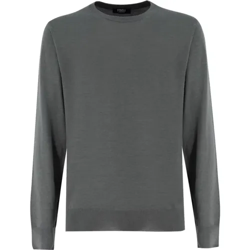 Sweater , male, Sizes: 3XL, 4XL, 5XL, 2XL - Fedeli - Modalova
