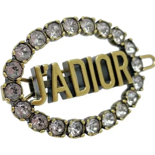 Pre-owned Metal hair-accessories , female, Sizes: ONE SIZE - Dior Vintage - Modalova