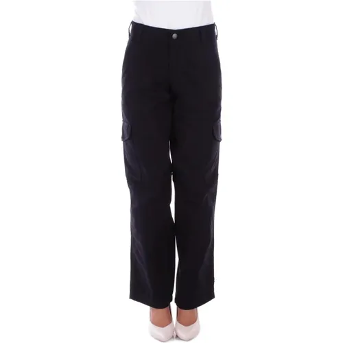 Schwarze Hose mit Logo , Damen, Größe: W24 - Dickies - Modalova