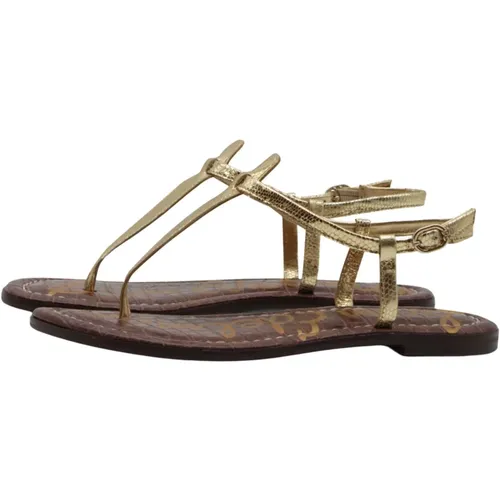 Flat Sandals , female, Sizes: 9 UK, 7 UK, 4 UK, 8 UK - Sam Edelman - Modalova