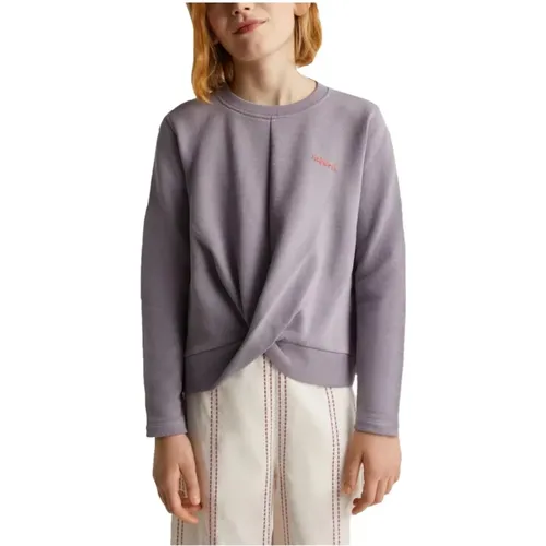 Skull Knot Mauve Sweatshirt - Scalpers - Modalova