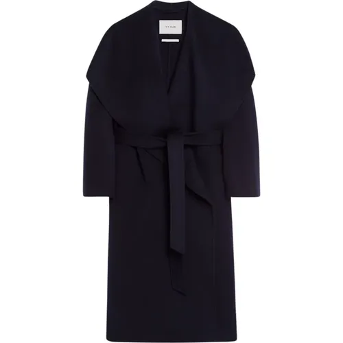 Minimalistic Wool Coat with Lapel Collar , female, Sizes: S, XL, L, M, XS - IVY OAK - Modalova