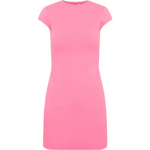 Rosa Cap Sleeve Mini Kleid , Damen, Größe: 2XS - Victoria Beckham - Modalova