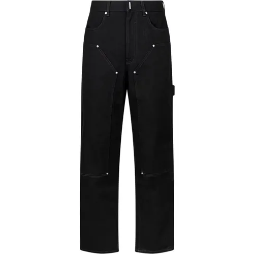 Denim Carpenter Trousers , male, Sizes: W29, W30 - Givenchy - Modalova