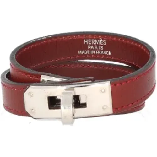 Pre-owned Leather bracelets , female, Sizes: ONE SIZE - Hermès Vintage - Modalova