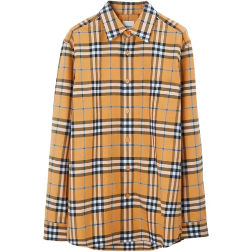 Casual Shirt , male, Sizes: L, M, S - Burberry - Modalova