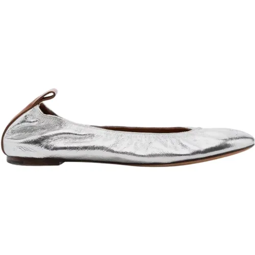 Metallic Ballerina Shoes , female, Sizes: 7 UK, 5 UK, 4 UK, 3 UK, 6 UK - Lanvin - Modalova