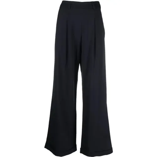 Elegant Trousers with Viscose and Wool , female, Sizes: S, XS, M, L - Forte Forte - Modalova