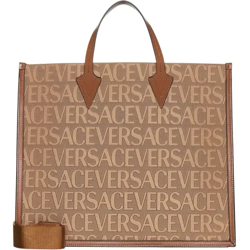 Stylish Large Tote Bag , male, Sizes: ONE SIZE - Versace - Modalova
