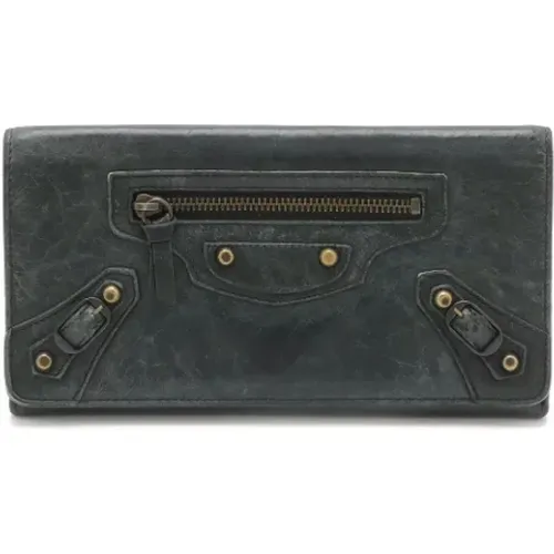 Pre-owned Leather wallets , female, Sizes: ONE SIZE - Balenciaga Vintage - Modalova