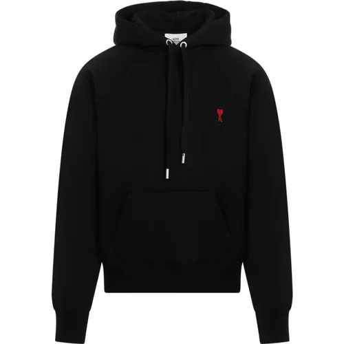 Ami De Coeur Hoodie , male, Sizes: S, L - Ami Paris - Modalova