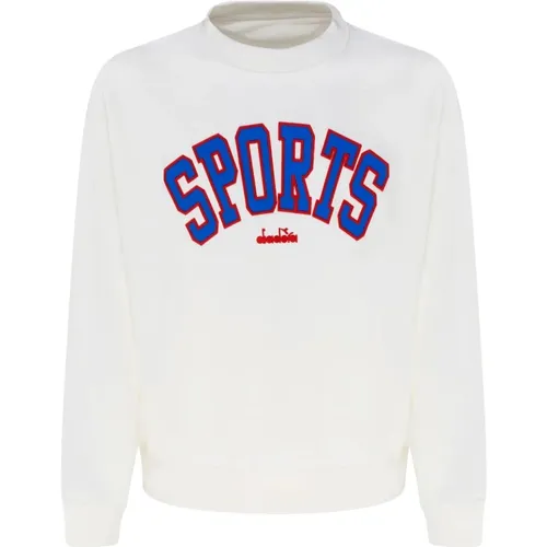 Sweaters , male, Sizes: M, XL, L - Diadora - Modalova