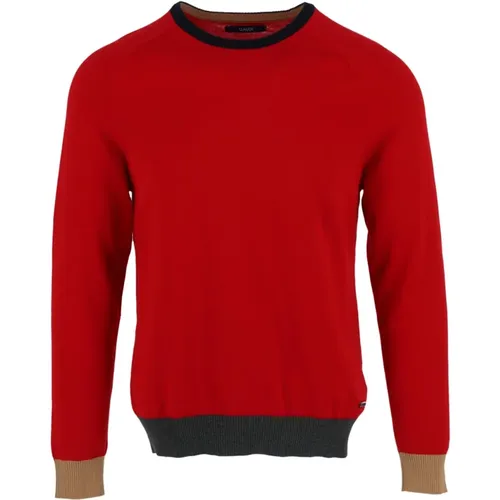 Roter Pullover mit langen Ärmeln für Männer , Herren, Größe: XS - Gaudi - Modalova