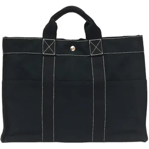 Pre-owned Hermès bag in canvas , female, Sizes: ONE SIZE - Hermès Vintage - Modalova