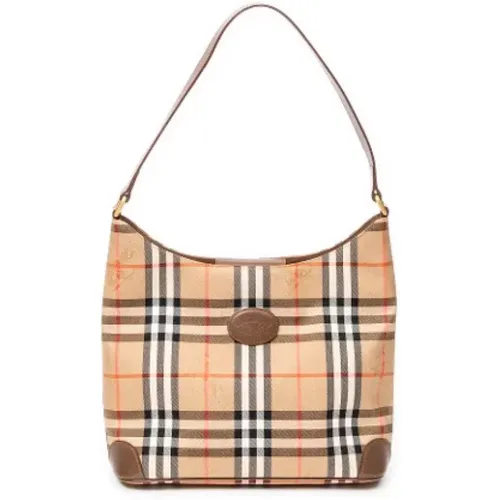 Pre-owned Canvas shoulder-bags , female, Sizes: ONE SIZE - Burberry Vintage - Modalova