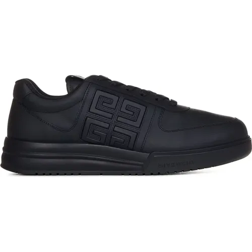 Leather Lace-Up Sneakers , male, Sizes: 7 1/2 UK - Givenchy - Modalova