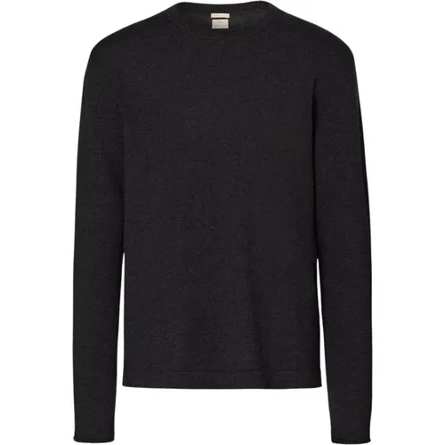 Merino Wool Crewneck Sweater , Herren, Größe: S - Massimo Alba - Modalova