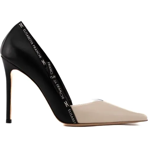 Women Pointed Toe Heeled Shoes , female, Sizes: 6 UK, 5 UK - Elisabetta Franchi - Modalova
