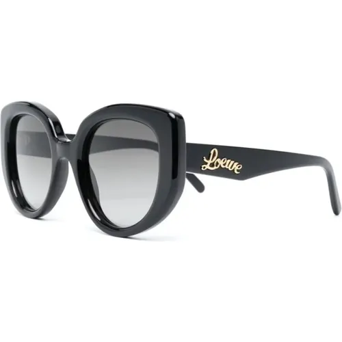 Lw40100I 01B Sunglasses , female, Sizes: 49 MM - Loewe - Modalova