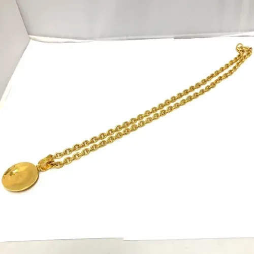 Gebrauchte Goldene Chanel Halskette in Gold - Chanel Vintage - Modalova