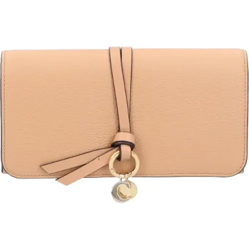 Leather wallets , female, Sizes: ONE SIZE - Chloé - Modalova