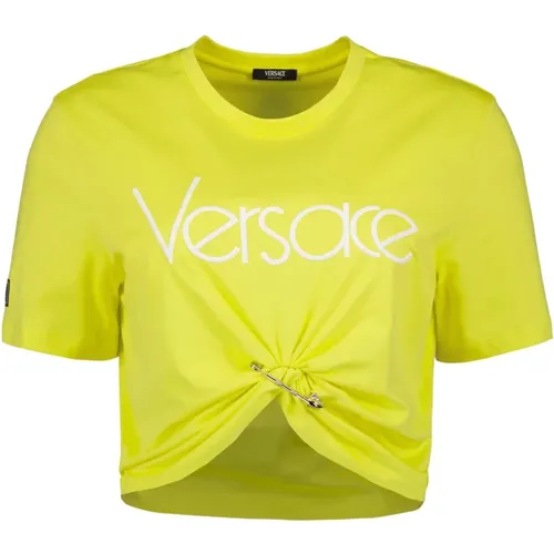 Crop T-shirt 1978 Re-Edition - Versace - Modalova