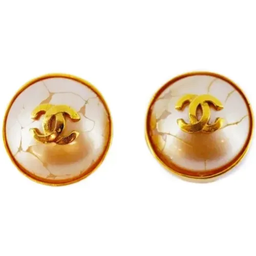 Pre-owned Fabric earrings , female, Sizes: ONE SIZE - Chanel Vintage - Modalova