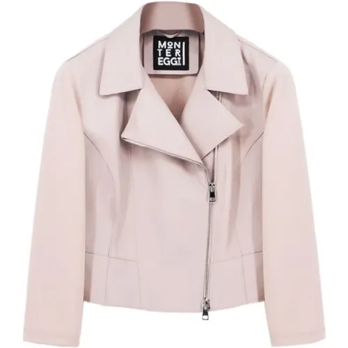 Leather Jacket , female, Sizes: M, L, S - Montereggi - Modalova