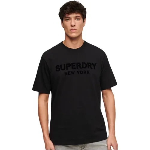 Stylisches T-Shirt für Männer , Herren, Größe: XL - Superdry - Modalova