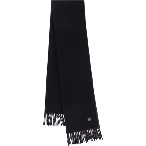 Frayed Scarf - Made in Italy , female, Sizes: ONE SIZE - Maison Kitsuné - Modalova