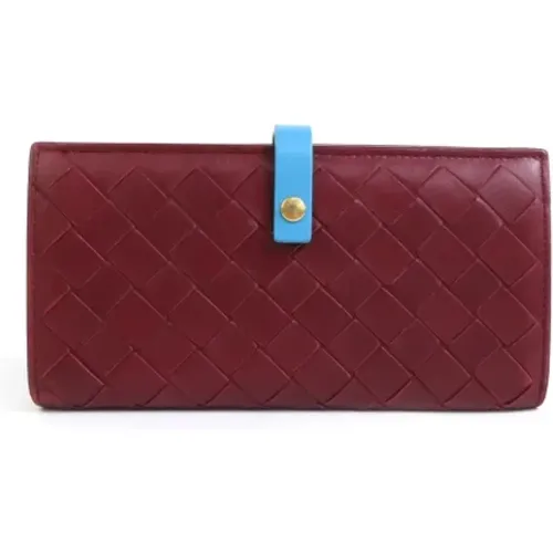 Pre-owned Leather wallets , female, Sizes: ONE SIZE - Bottega Veneta Vintage - Modalova