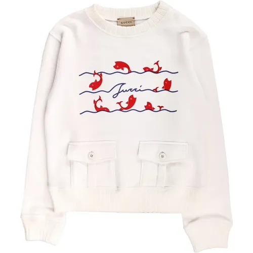 Kinder Logo Sweatshirt Gucci - Gucci - Modalova